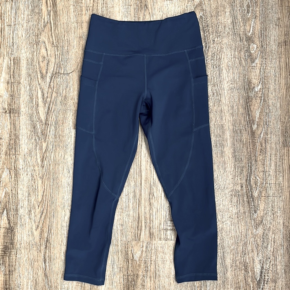 ZYIA NAVY POCKET CAPRI